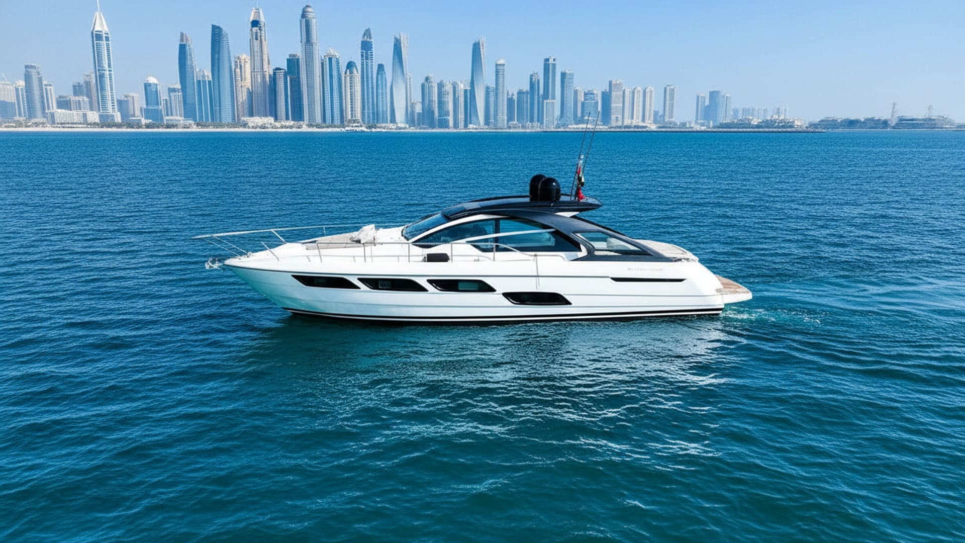 Sapphire Wave 52 ft luxury yacht in Dubai Marina