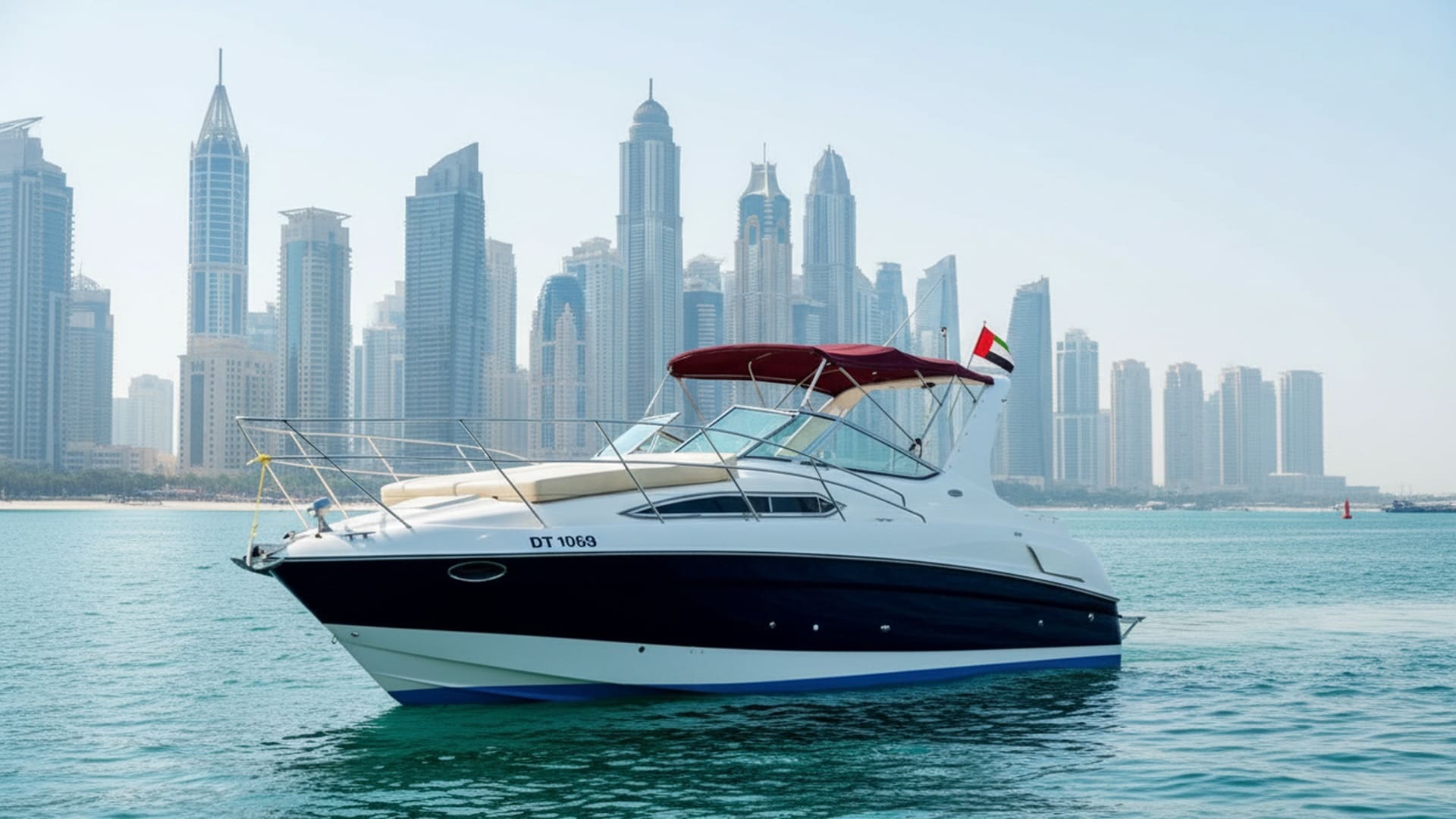 Coral Dream 33 ft yacht charter Dubai