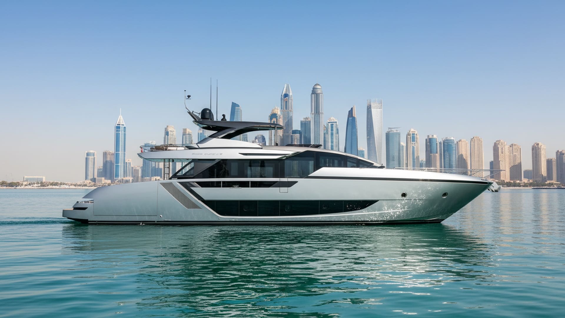 Crystal Dream 82 ft yacht charter Dubai