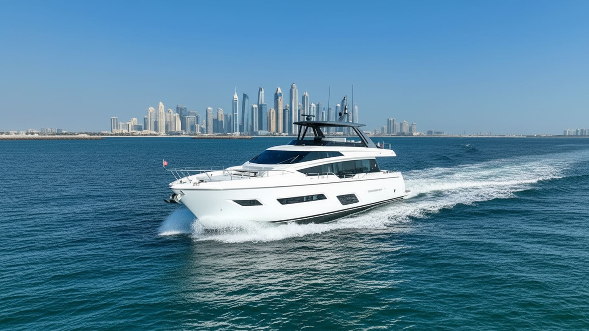 Emerald Thunder 78 ft spacious deck and lounge area