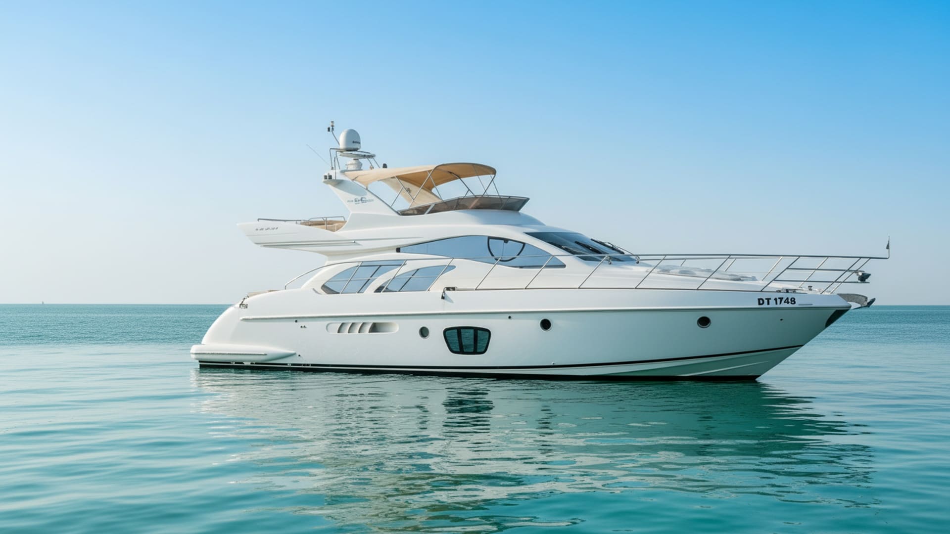 Paradise Explorer 55 ft premium yacht exterior deck