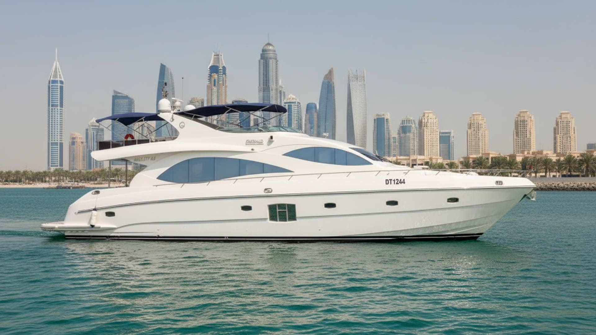 Sapphire Thunder 88 ft yacht charter Dubai