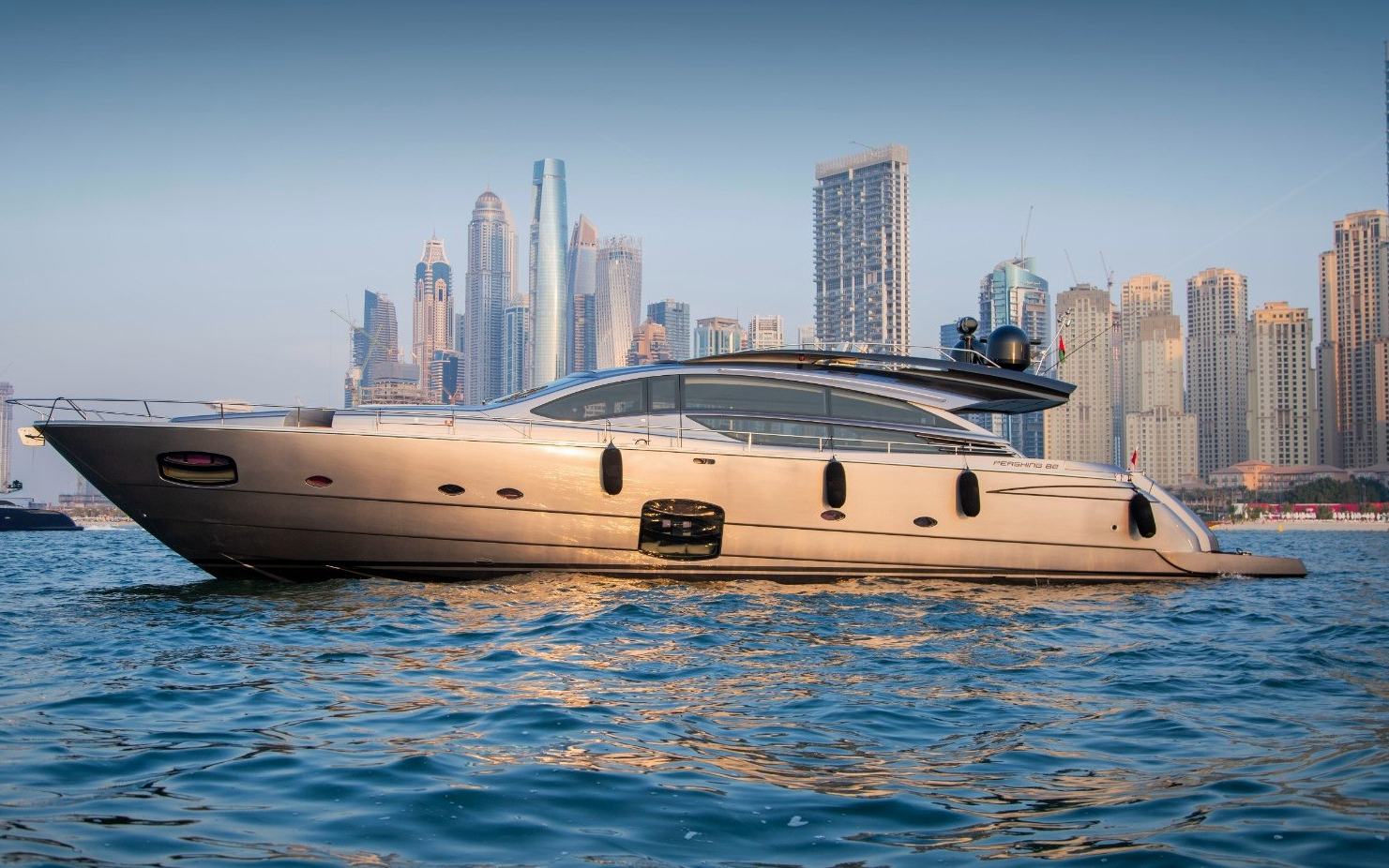 Pershing, 82-foot yacht